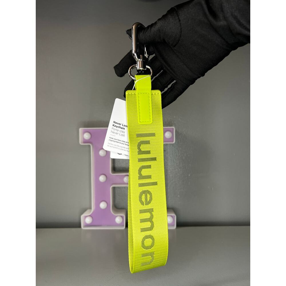 Lululemon Never Lost Keychain
